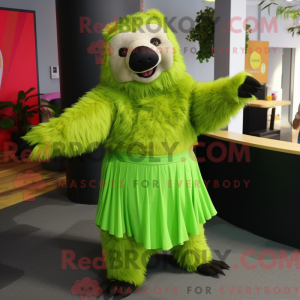 Lime Green Sloth Bear...