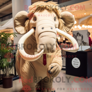 Disfraz de mascota mamut...