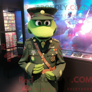 Green Beret mascot costume...