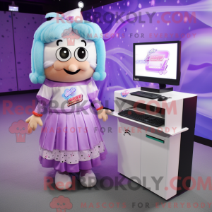 Lavendel Computer maskot...