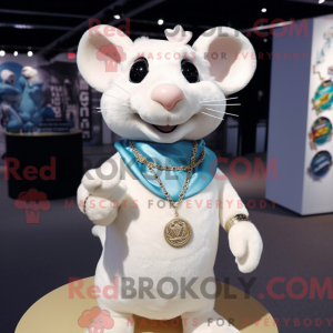 Cream Rat mascot costume...