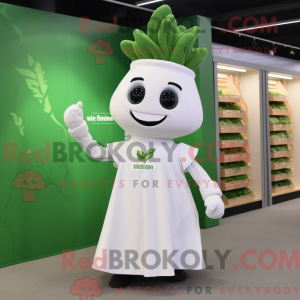 Hvit Selleri Maskot drakt...