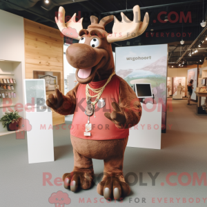 Rust Moose maskot kostume...
