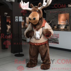 Rust Moose maskot kostume...