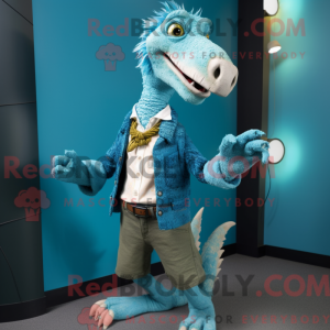 Disfraz de mascota Cyan...