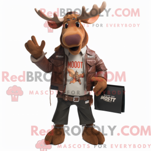 Rust Moose maskot kostume...