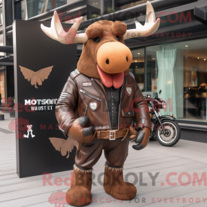 Rust Moose maskot kostume...