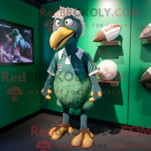 Green Dodo Bird mascot...