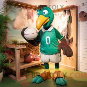 Green Dodo Bird mascot...