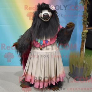 Sloth Bear maskotdraktfigur...