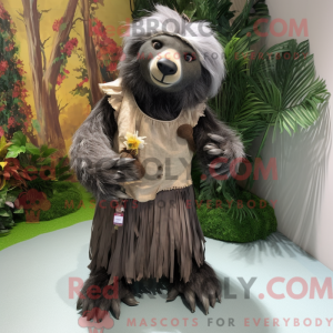Sloth Bear maskotdraktfigur...
