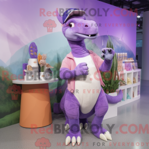 Lavender Parasaurolophus...
