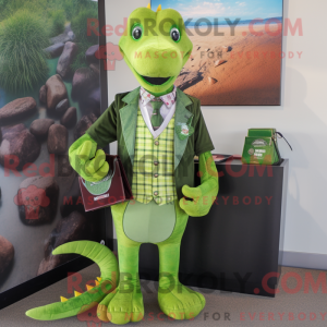 Limegrønn Loch Ness Monster...