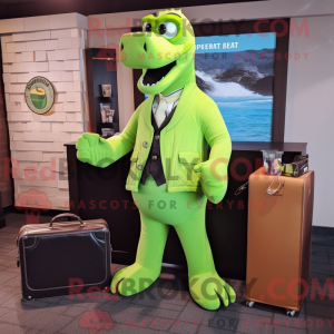 Limegrønn Loch Ness Monster...
