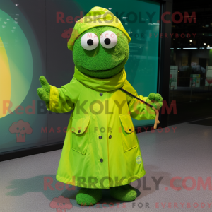 Lime Green Momentum maskot...