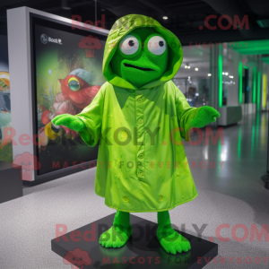 Lime Green Momentum maskot...