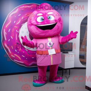 Magenta smultring maskot...