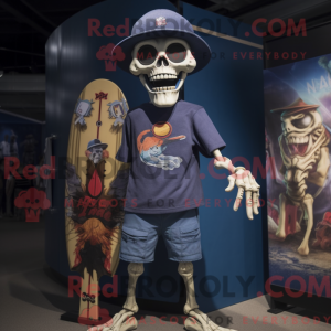 Navy Undead mascot costume...