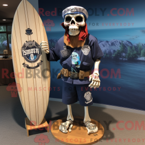 Navy Undead mascot costume...