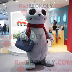 Seal maskot drakt karaktär...