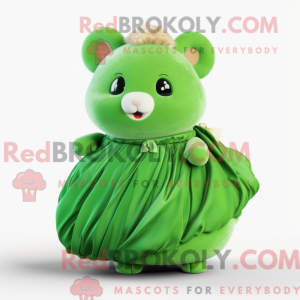 Grøn hamster maskot kostume...