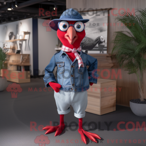 Red Gull mascot costume...