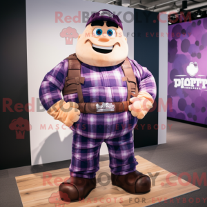 Disfraz de mascota Purple...