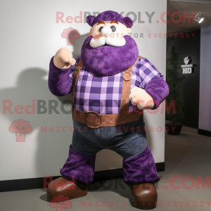 Disfraz de mascota Purple...