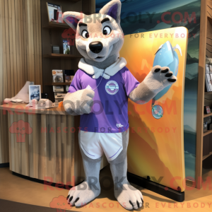Lavendel Dingo maskot...