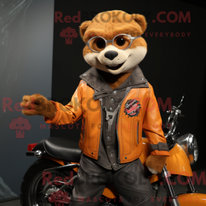 Orange Mongoose maskot...