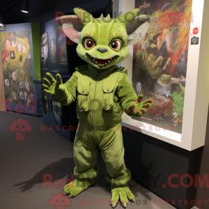 Olive Chupacabra mascot...