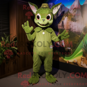 Olive Chupacabra mascot...