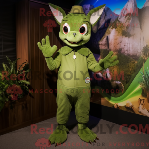 Oliven Chupacabra maskot...
