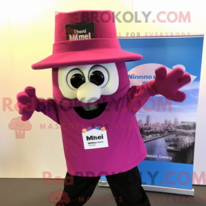 Magenta kamera maskot...