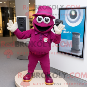 Magenta Camera mascot...