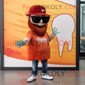 Rust Pizza Slice maskot...