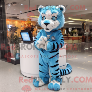 Maska Sky Blue Tiger jest...