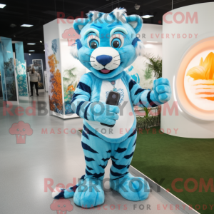 Maska Sky Blue Tiger jest...