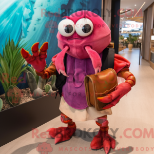 Disfraz de mascota Magenta...