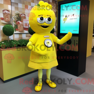 Yellow Raspberry mascot...