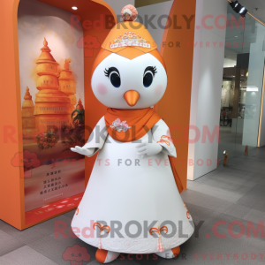 Mandarin maskot kostyme...