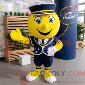 Navy Lemon Maskottchen...