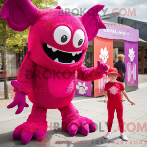 Magenta Devil mascot...