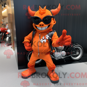 Máscara de dragão Orange...