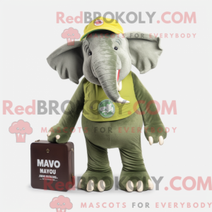 Olive Mammoth mascot...