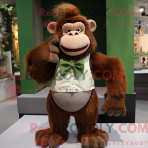 Olive Orangutan mascot...