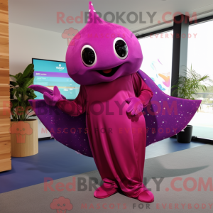 Disfraz de mascota Magenta...