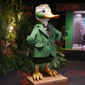 Forest Green Gosling mascot...