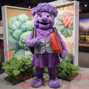 Purple Cauliflower mascot...