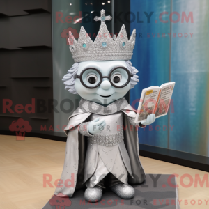 Silver Queen mascot costume...